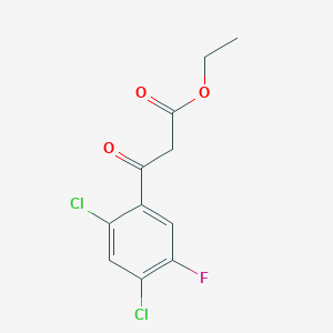 molecular formula C11H9Cl2FO3 B1585741 Ethyl 2,4-dichloro-5-fluorobenzoylacetate CAS No. 86483-51-4