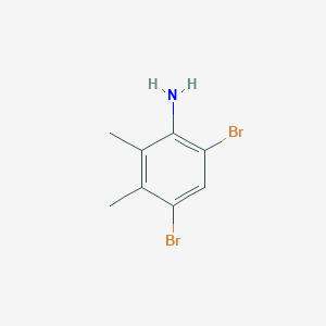 molecular formula C8H9Br2N B1585742 4,6-二溴-2,3-二甲基苯胺 CAS No. 22364-27-8