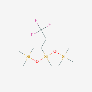 molecular formula C10H25F3O2Si3 B1585753 3-(3,3,3-Trifluoropropyl)heptamethyltrisiloxane CAS No. 27703-88-4