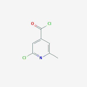 molecular formula C7H5Cl2NO B1585756 2-Chloro-6-methylpyridine-4-carbonyl chloride CAS No. 26413-58-1