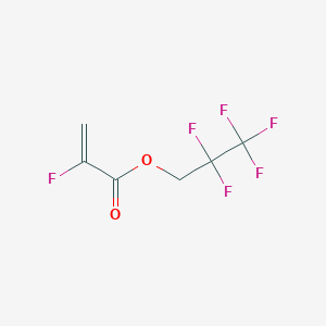 molecular formula C6H4F6O2 B1585757 2,2,3,3,3-Pentafluoropropyl 2-fluoroprop-2-enoate CAS No. 96250-35-0