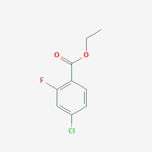 molecular formula C9H8ClFO2 B1585759 4-氯-2-氟苯甲酸乙酯 CAS No. 4793-20-8