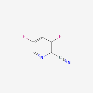 molecular formula C6H2F2N2 B1585760 2-氰基-3,5-二氟吡啶 CAS No. 298709-29-2