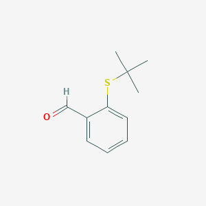 molecular formula C11H14OS B1585761 2-(Tert-Butylthio)Benzaldehyde CAS No. 65924-65-4