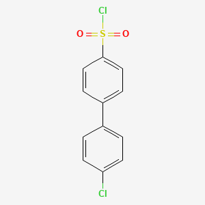 molecular formula C12H8Cl2O2S B1585763 4'-氯联苯-4-磺酰氯 CAS No. 20443-74-7