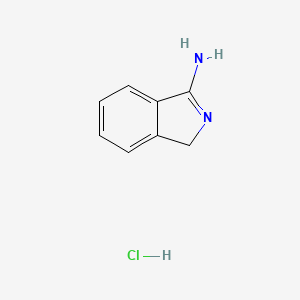 molecular formula C8H9ClN2 B1585765 3-Amino-1H-isoindole hydrochloride CAS No. 76644-74-1
