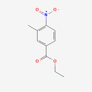 molecular formula C10H11NO4 B1585769 Ethyl 3-methyl-4-nitrobenzoate CAS No. 30650-90-9