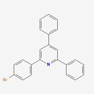 molecular formula C23H16BrN B1585771 2-(4-Bromophenyl)-4,6-diphenylpyridine CAS No. 3557-70-8