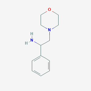 molecular formula C12H18N2O B1585773 2-Morpholin-4-yl-1-phenylethylamine CAS No. 38060-08-1