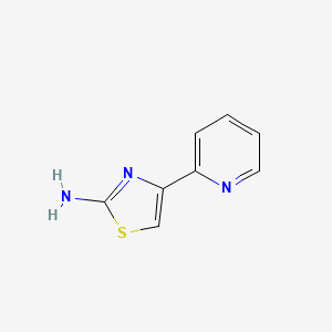 molecular formula C8H7N3S B1585776 4-Pyridin-2-yl-thiazol-2-ylamine CAS No. 30235-26-8