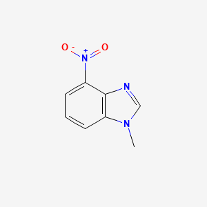 molecular formula C8H7N3O2 B1585780 1-Methyl-4-nitrobenzimidazole CAS No. 31493-66-0