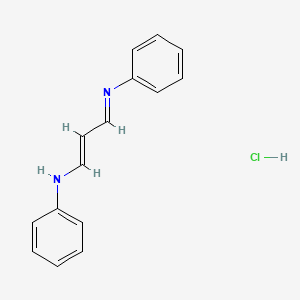 molecular formula C15H15ClN2 B1585798 N-(3-(Phenylamino)allylidene)aniline hydrochloride CAS No. 28140-60-5