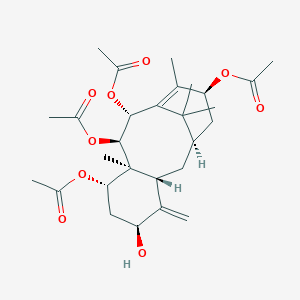 molecular formula C28H40O9 B158580 2-Deacetoxydecinnamoyltaxinine J CAS No. 87193-98-4