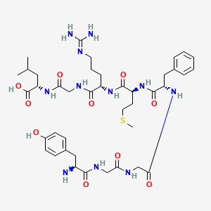 molecular formula C41H61N11O10S B1585802 Tyr-gly-gly-phe-met-arg-gly-leu CAS No. 80501-44-6