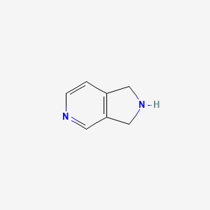 molecular formula C7H8N2 B1585805 2,3-dihydro-1H-pyrrolo[3,4-c]pyridine CAS No. 496-13-9