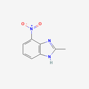 molecular formula C8H7N3O2 B1585806 2-Methyl-4-nitro-1H-benzo[d]imidazole CAS No. 76320-88-2