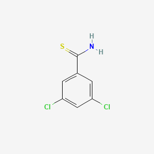 molecular formula C7H5Cl2NS B1585811 3,5-Dichlorothiobenzamide CAS No. 22179-74-4