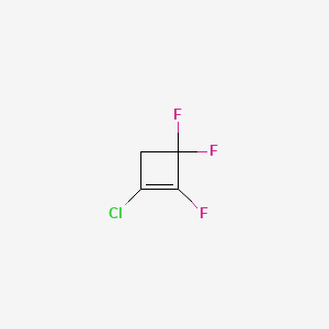 molecular formula C4H2ClF3 B1585814 1-Chloro-2,3,3-trifluorocyclobutene CAS No. 694-62-2