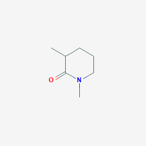 molecular formula C7H13NO B158582 2-Piperidinone, 1,3-dimethyl- CAS No. 1690-76-2