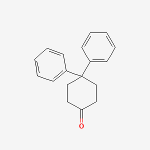 molecular formula C18H18O B1585826 4,4-二苯基环己酮 CAS No. 4528-68-1