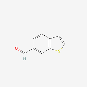 molecular formula C9H6OS B1585829 Benzo[b]thiophene-6-carbaldehyde CAS No. 6386-80-7