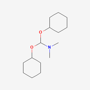 molecular formula C15H29NO2 B1585833 N,N-Dimethylformamide dicyclohexyl acetal CAS No. 2016-05-9