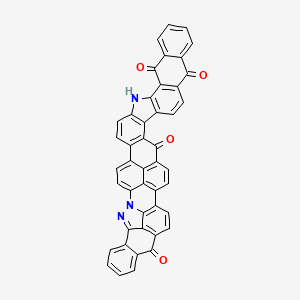 molecular formula C45H19N3O4 B1585838 1H-Benz[6,7]indazolo[2,3,4-fgh]naphth[2'',3'':6',7']indolo[3',2':5,6]anthra[2,1,9-mna]acridine-2,7,10,15-tetrone CAS No. 2278-50-4
