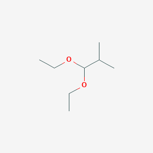 molecular formula C8H18O2 B158584 1,1-二乙氧基-2-甲基丙烷 CAS No. 1741-41-9