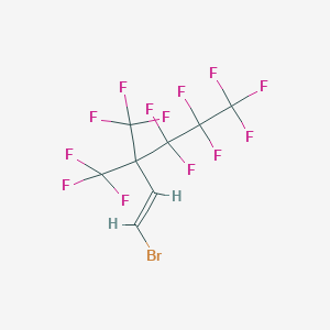 molecular formula C8H2BrF13 B1585841 1-Bromo-4,4,5,5,6,6,6-heptafluoro-3,3-bis-(trifluoromethyl)hexene CAS No. 128454-94-4