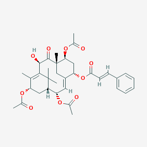 molecular formula C35H42O10 B158585 Taxuspine B CAS No. 157414-05-6