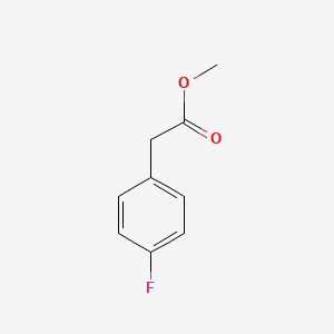 molecular formula C9H9FO2 B1585850 Methyl 2-(4-fluorophenyl)acetate CAS No. 34837-84-8