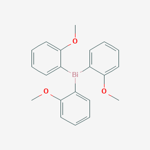 molecular formula C21H21BiO3 B1585852 Tris(2-methoxyphenyl)bismuthine CAS No. 83724-41-8