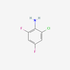 molecular formula C6H4ClF2N B1585853 2-氯-4,6-二氟苯胺 CAS No. 36556-56-6