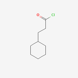 molecular formula C9H15ClO B1585854 3-Cyclohexylpropionyl chloride CAS No. 39098-75-4
