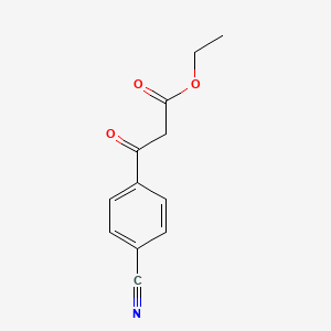 molecular formula C12H11NO3 B1585864 Ethyl 3-(4-cyanophenyl)-3-oxopropanoate CAS No. 49744-93-6