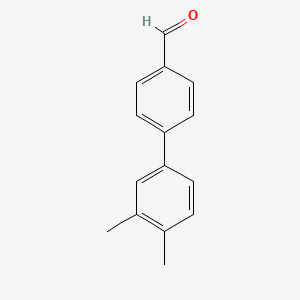 molecular formula C15H14O B1585866 4-(3,4-Dimethylphenyl)benzaldehyde CAS No. 343604-05-7