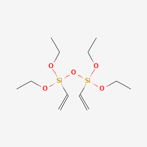 molecular formula C12H26O5Si2 B1585867 1,3-二乙烯基四乙氧基二硅氧烷 CAS No. 3682-26-6