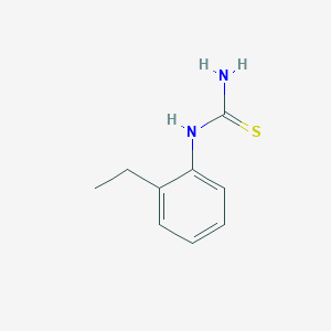molecular formula C9H12N2S B1585868 (2-Ethylphenyl)thiourea CAS No. 22265-77-6