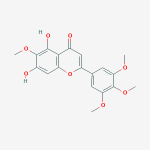 molecular formula C19H18O8 B158587 Arteanoflavone CAS No. 68710-17-8
