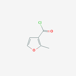 molecular formula C6H5ClO2 B1585873 2-Methylfuran-3-carbonyl chloride CAS No. 5555-00-0