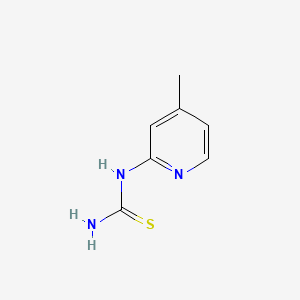 molecular formula C7H9N3S B1585874 (4-甲基吡啶-2-基)-硫脲 CAS No. 21242-21-7