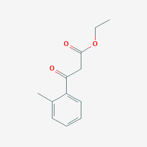 molecular formula C12H14O3 B1585877 3-氧代-3-(邻甲苯基)丙酸乙酯 CAS No. 51725-82-7