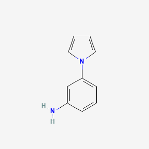 molecular formula C10H10N2 B1585884 3-(1H-pyrrol-1-yl)aniline CAS No. 89353-42-4