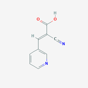 molecular formula C9H6N2O2 B1585893 2-Cyano-3-(3-pyridinyl)acrylic acid CAS No. 103029-74-9