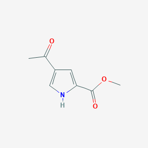 molecular formula C8H9NO3 B1585895 methyl 4-acetyl-1H-pyrrole-2-carboxylate CAS No. 40611-82-3
