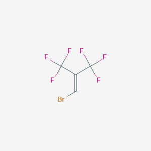 molecular formula C4HBrF6 B1585898 1-Bromo-3,3,3-trifluoro-2-(trifluoromethyl)prop-1-ene CAS No. 382-15-0