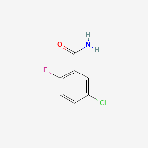 molecular formula C7H5ClFNO B1585899 5-氯-2-氟苯甲酰胺 CAS No. 261762-57-6