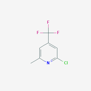 molecular formula C7H5ClF3N B1585905 2-Chloro-6-methyl-4-(trifluoromethyl)pyridine CAS No. 22123-14-4