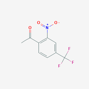 molecular formula C9H6F3NO3 B1585909 1-(2-Nitro-4-(trifluoromethyl)phenyl)ethanone CAS No. 128403-22-5