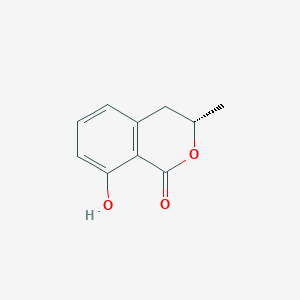 molecular formula C10H10O3 B158591 (+)-Mellein CAS No. 62623-84-1